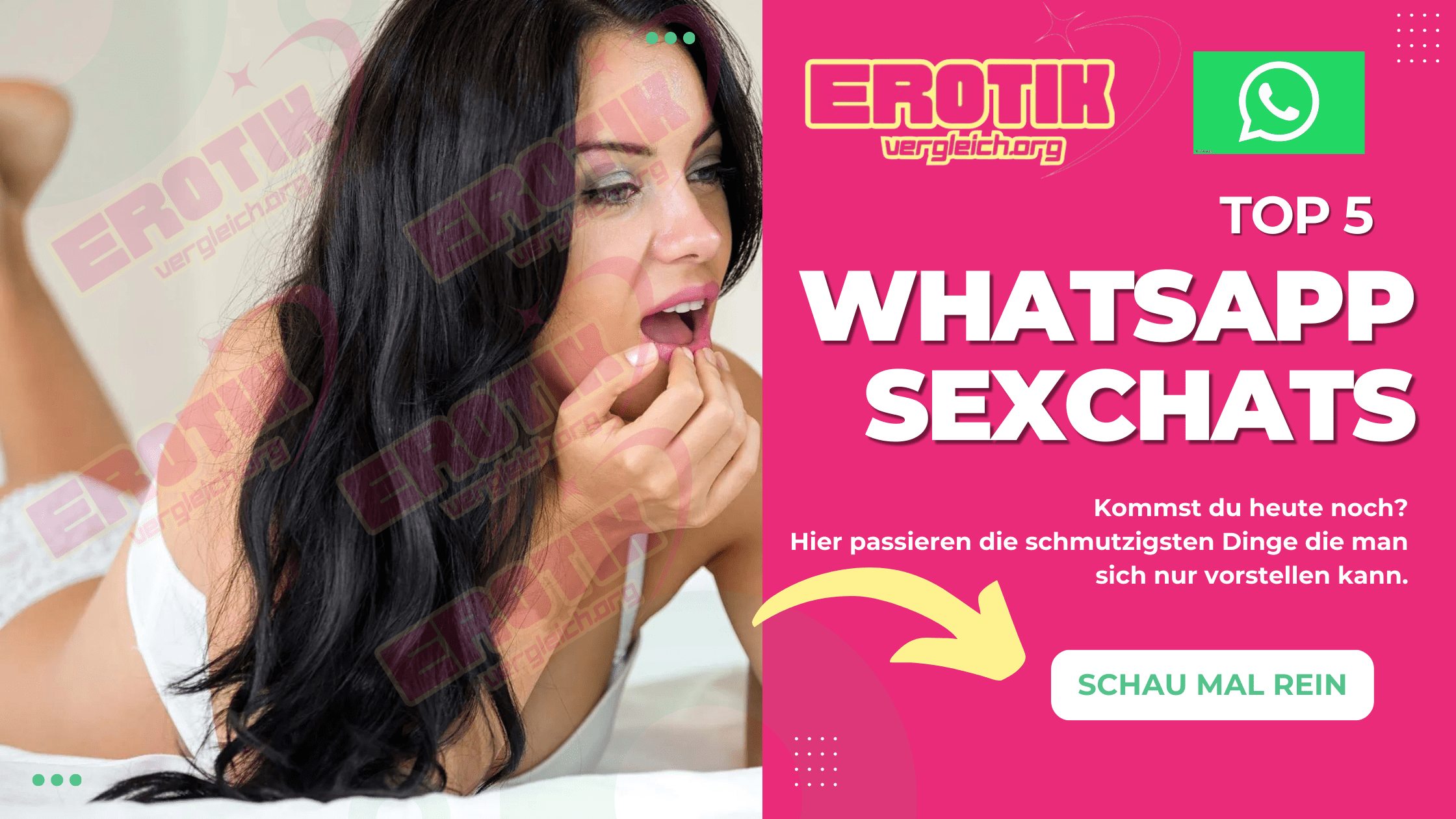 Sexchats vs. WhatsApp Sexchats, was ist besser? Die besten Alternativen.